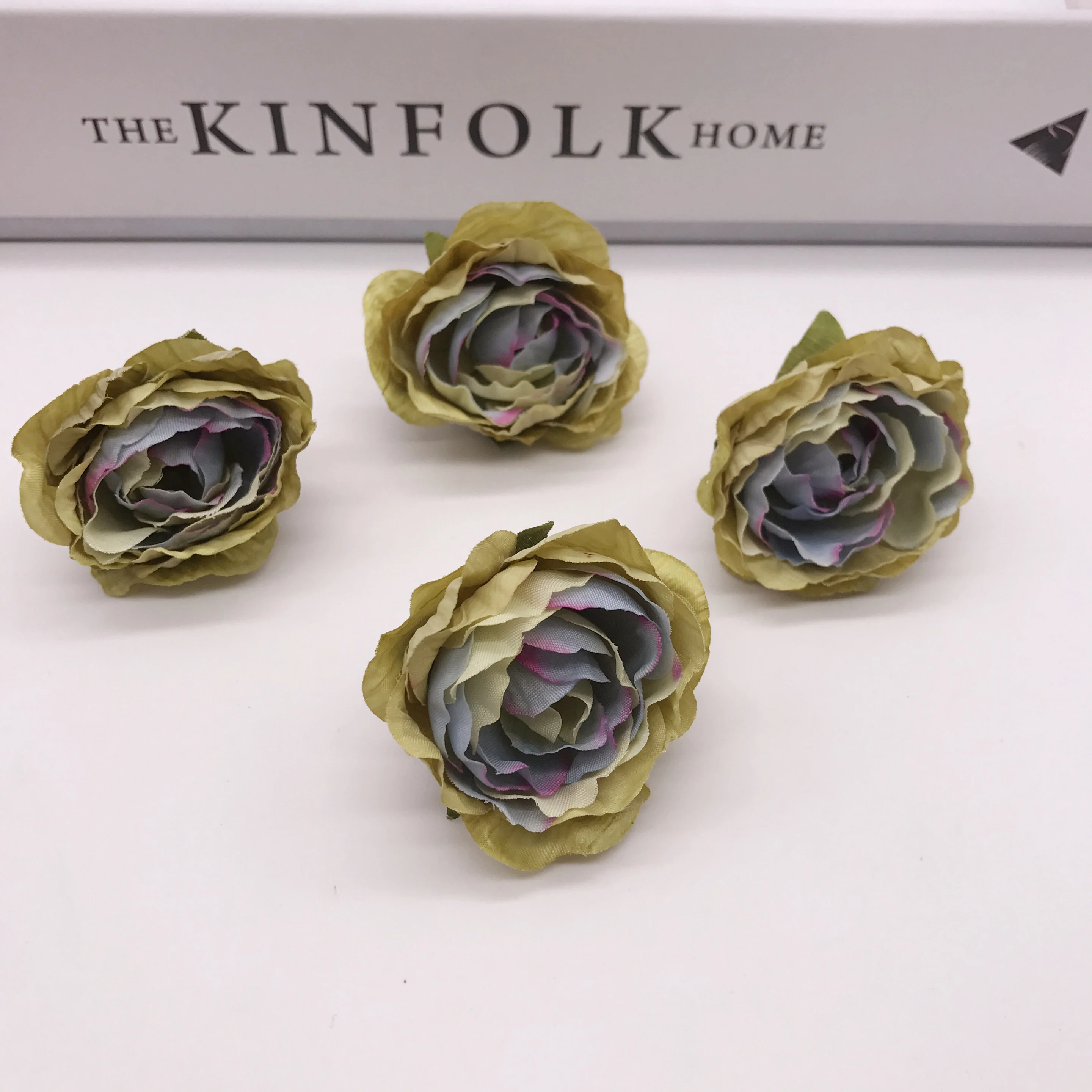 10pieces 4.5cm Artificial Peony flower heads Fall Vivid silk Fake Flowers For Home Wedding Decoration DIY Decorative | Дом и сад