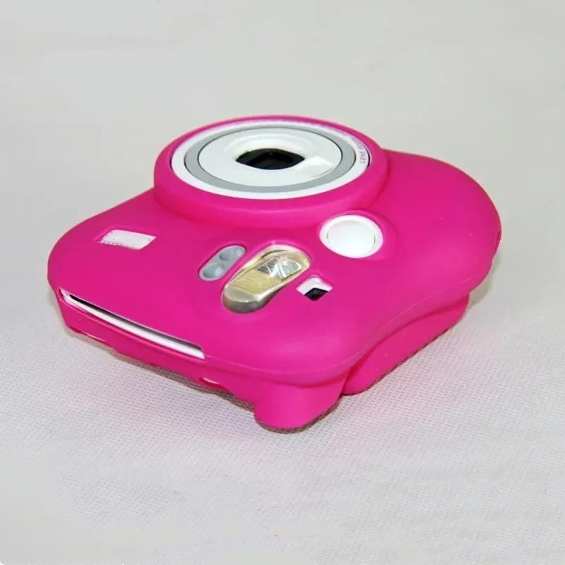HAFEI вертикальный силиконовый чехол для камеры с автоспуском Fuji Fujifilm Instax Mini 25 |