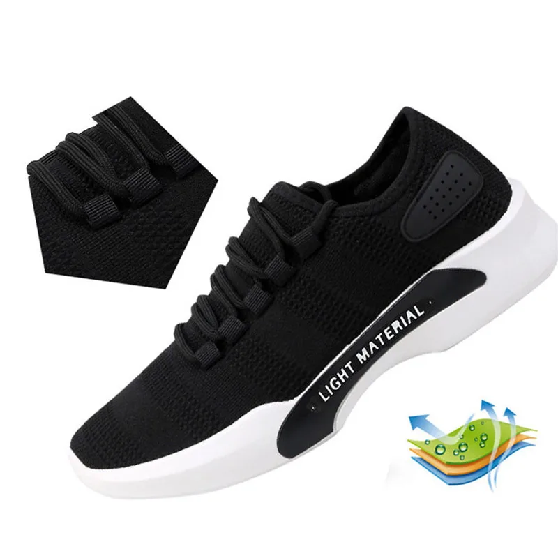 New Running Sneakers Fashion Men's Tie Casual Shoes flat Outdoor Sports Mesh Breathable Mountaineering Training shoe | Обувь