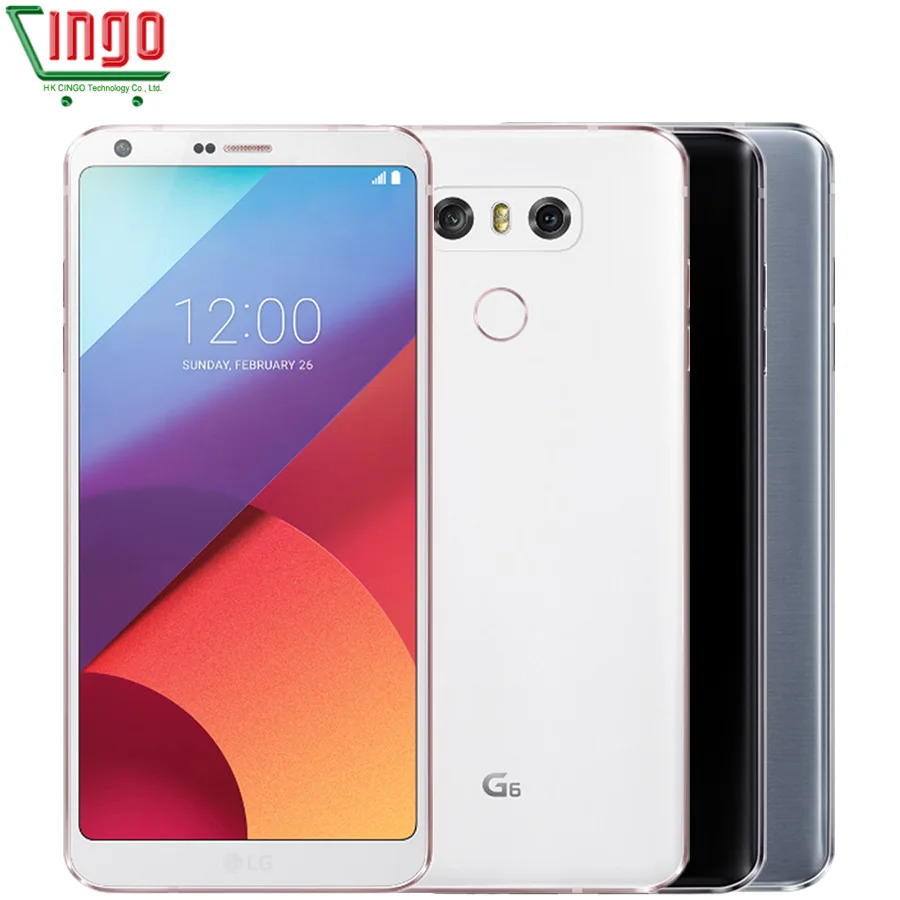 Оригинал LG G6 4 Гб ОЗУ 32 ПЗУ две задние камеры четыре ядра 5 7 дюйма 13 МП