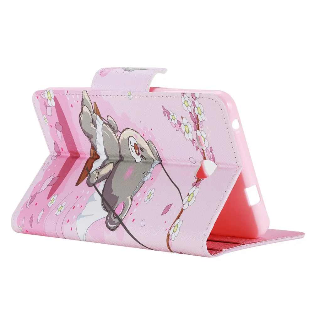 Чехол из ТПУ с откидной крышкой и подставкой + чехол искусственной кожи для Samsung