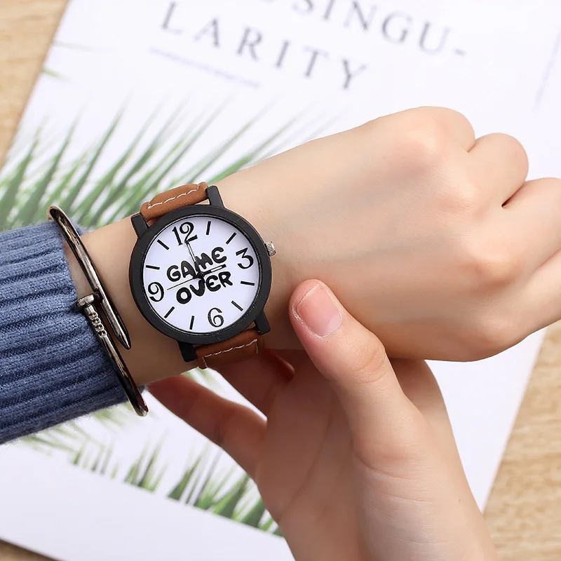 JBRL женские часы-браслет кварцевые часы модные водонепроницаемые винтажные для