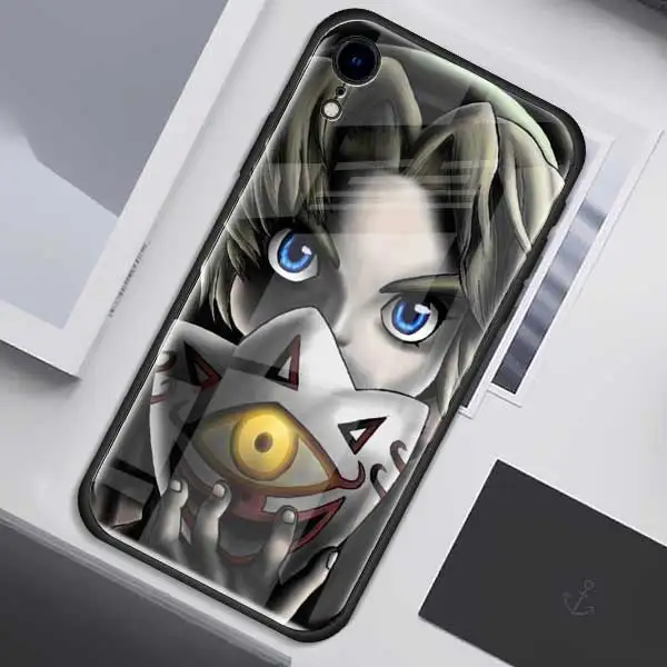 005 Легенда о Зельде игра закаленное стекло чехол для Apple iPhone XR 7 8 6 6 S Plus X XS MAX чехол для сотового телефона чехол - Цвет: 005