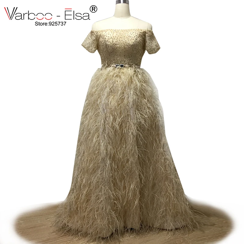 VARBOO_ELSA vestido de novia розовое сексуальное вечернее платье с вырезом лодочкой и