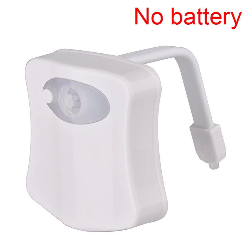 Toilet light Z40 умный PIR датчик движения, ночной Светильник для унитаза, 8 цветов, водонепроницаемая подсветка для унитаза, светодиодный светильник для унитаза - Испускаемый цвет: Toilet light