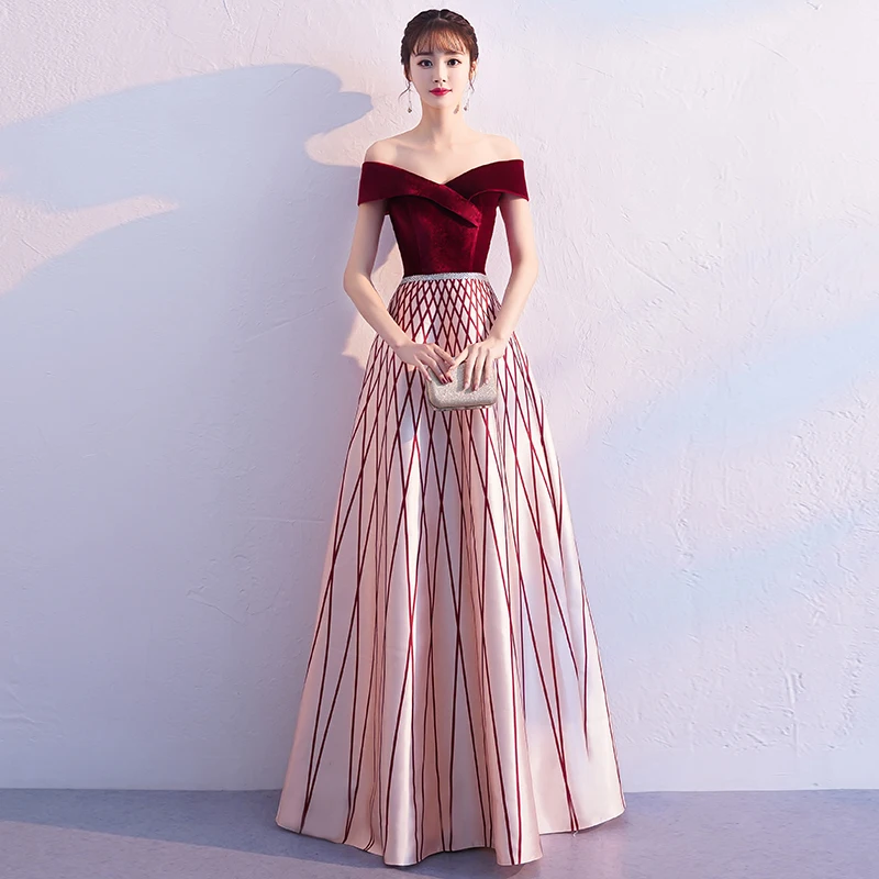 Платье для свадьбы 2019 Vestidos с открытыми плечами Элегантное Длинное платье