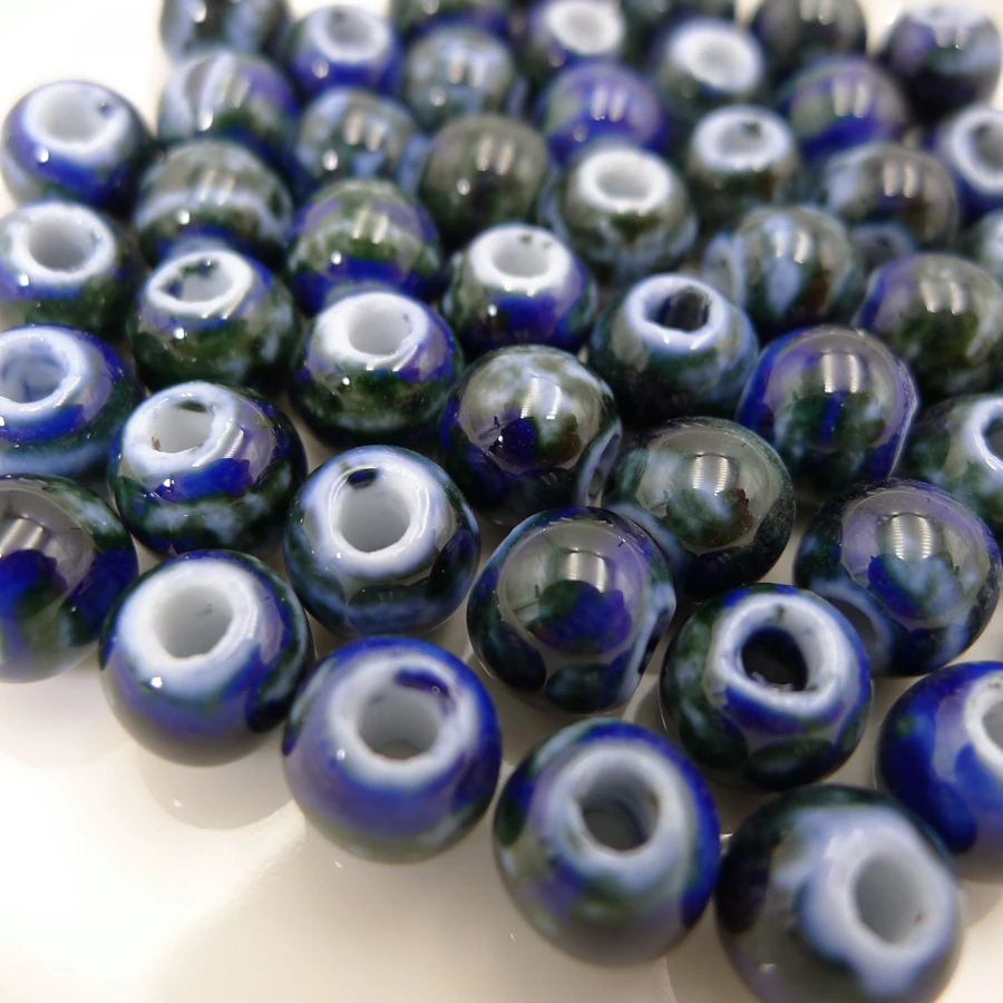 8 #100 шт Китай керамические бусины не Хама деревянные Procelain для изготовления