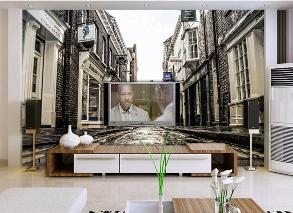 Beibehang пользовательские фото обои 3D европейский город старая улица гостиная спальня фон стены декоративная живопись обои