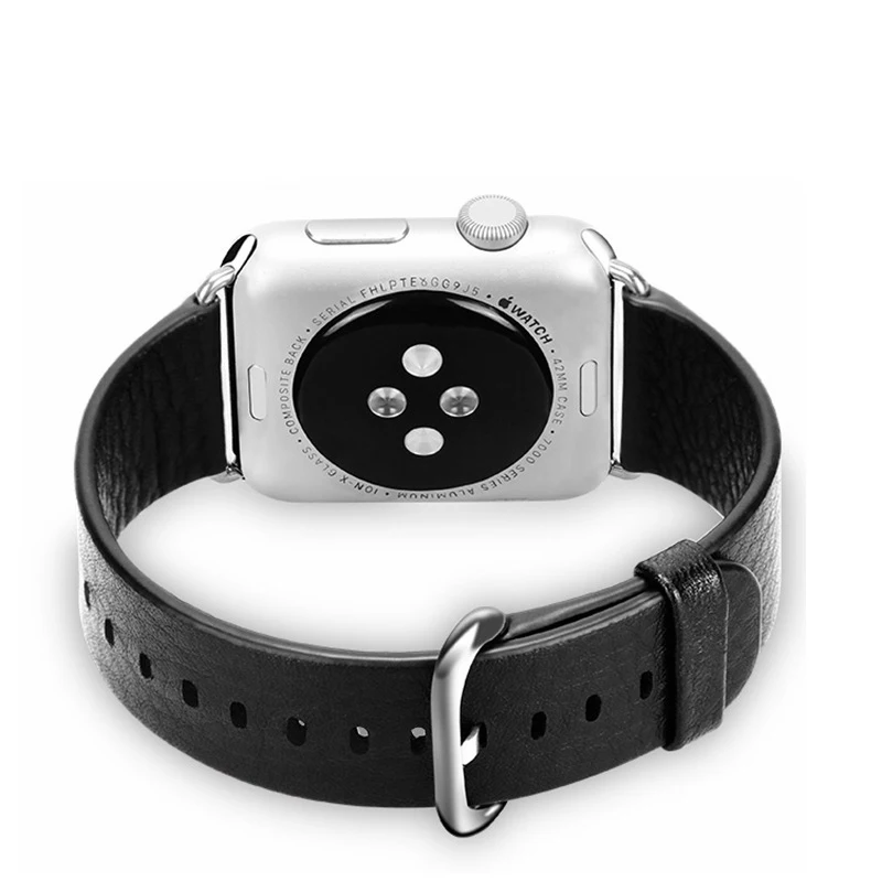 Качественный кожаный браслет для apple Watch белый ремешок 38 мм watch 42 iwatch оптовая