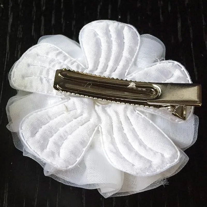 Bleum Home 2 шт. заколки для волос девочек украшения детские шелковые лепестки с