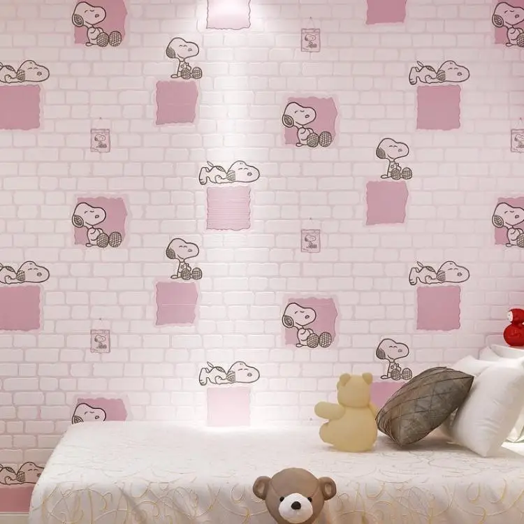 Самоклеющиеся обои для мальчиков и девочек детская комната аниме нетканые 3D