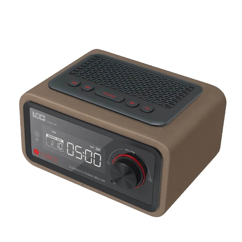 Беспроводной будильник Настройка fm-радио функция Bluetooth вставной динамик портативный мультимедийный маленький стерео мини-часы