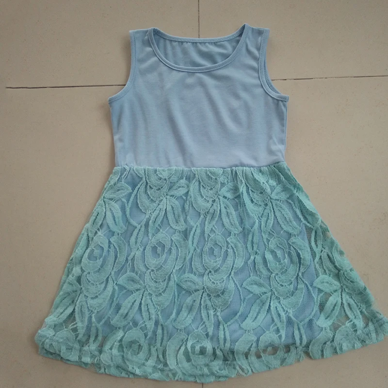 Одинаковая одежда для мамы и дочки летние кружевные платья без рукавов хлопковое однотонное Повседневное