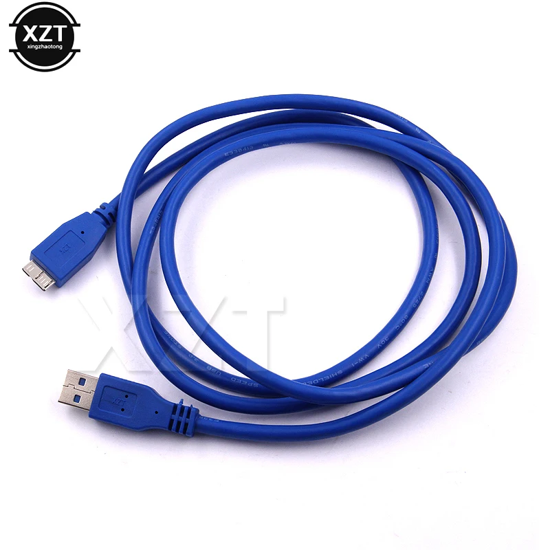 Высококачественный кабель соединитель A Male AM Micro B USB 3 0 USB3.0 в синем цвете м/1 м|micro b