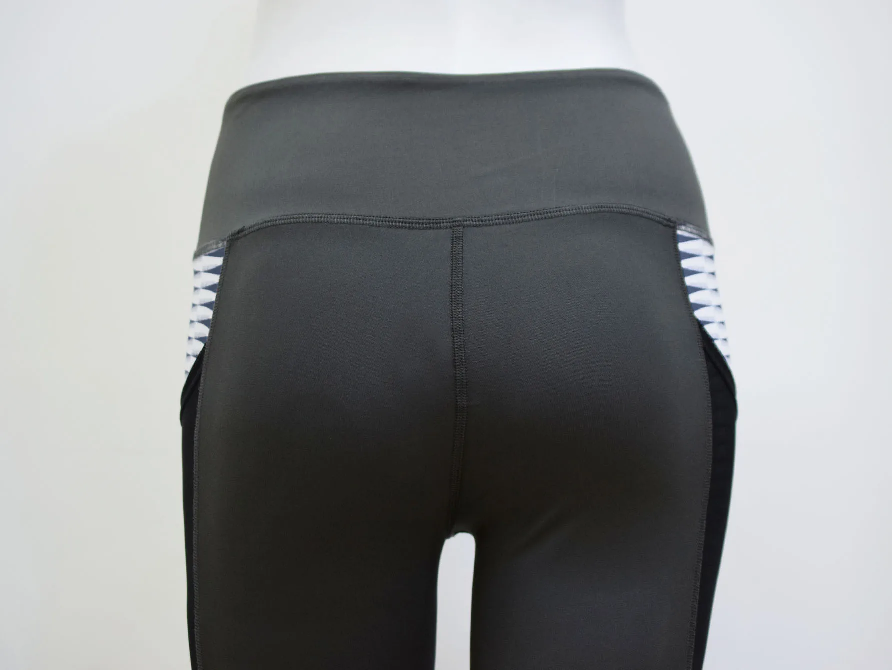 ESHINES сексуальные сетчатые Лоскутные Спортивные Леггинсы с карманом женская