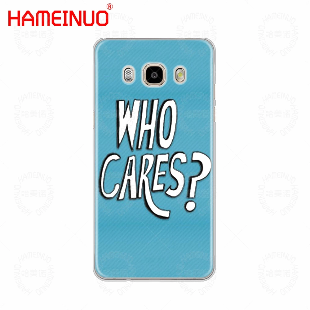 HAMEINUO Who cares чехол для телефона Samsung Galaxy J1 J2 J3 J5 J7 MINI ACE 2016 2015 prime | Мобильные телефоны и
