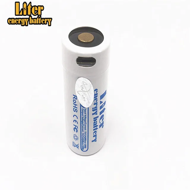 18350 USB 3 7 в литий-ионный перезаряжаемый аккумулятор 1000 мАч usb сделай сам Внешний
