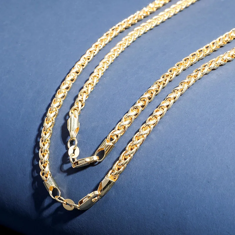 TOPGRILLZ 925 пробы Серебряное мужское ожерелье Bling Iced Out хип-хоп Рок звено Франко цепочка золото серебро ожерелье для подарка