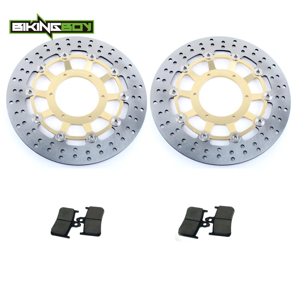 BIKINGBOY для Honda CB 900 F Hornet/919 2002 2003 2004 2005 2006 02-06 плавающий полный комплект передних