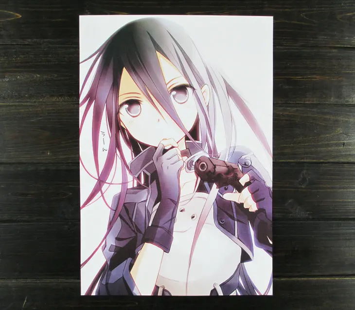 Cartoon Collection Sword Art Online DIY Coated paper Wall Sticker Anime Poster Decal Window Home Decor | Дом и сад