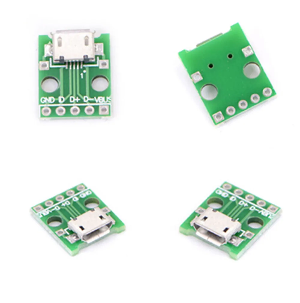 5 шт./лот конвертер печатной платы типа в MIni USB к DIP адаптер 5pin разъем | Обустройство