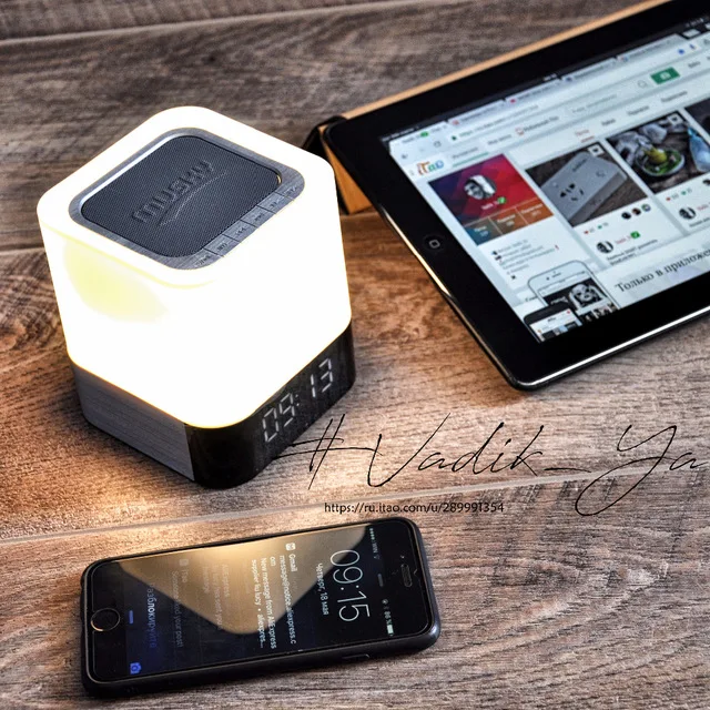 Новый мускусный DY28 Беспроводной Bluetooth светодиодный ночник колонки с супербасами