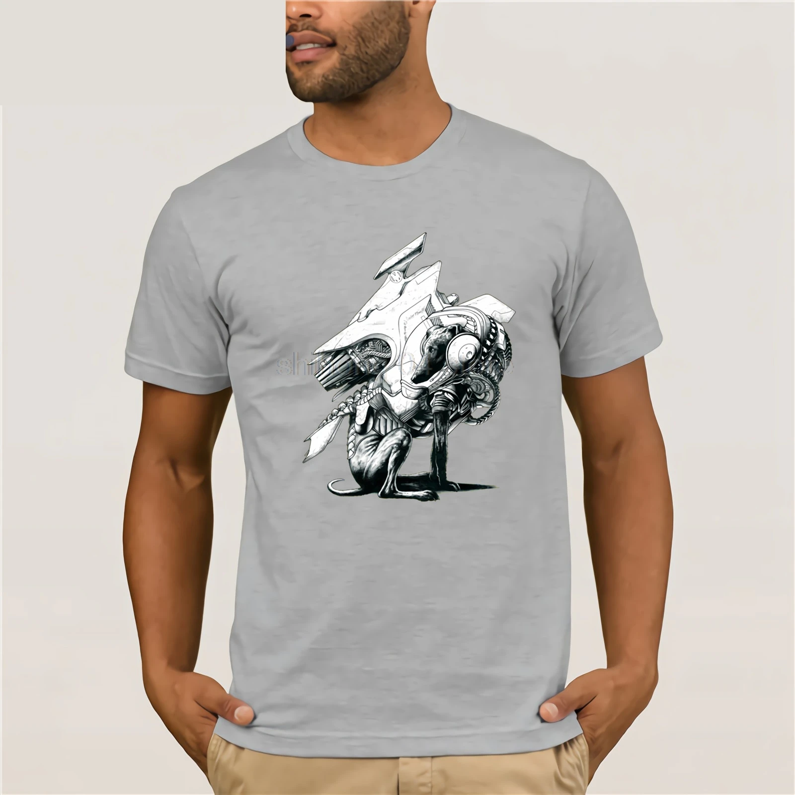 Креативный дизайн мужская футболка Jetpack собака фитнес Тройники Грейхаунд