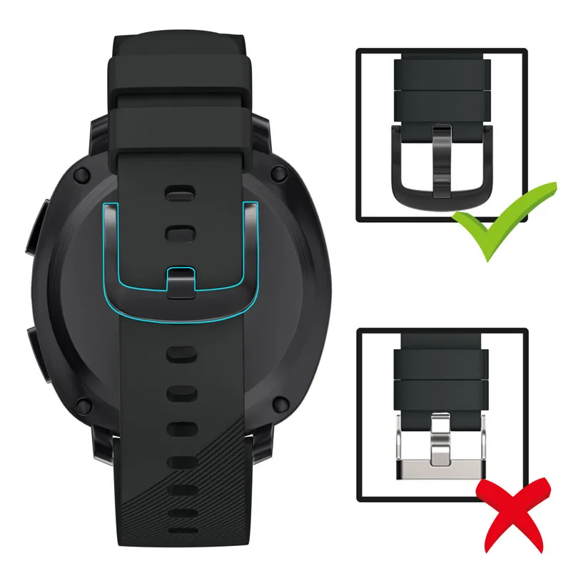 20 мм силиконовый браслет для Samsung Gear спортивный ремешок Смарт часы ремни