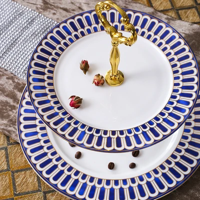 Европейские трехслойные тарелки для фруктов поднос закусок держатель сушеных