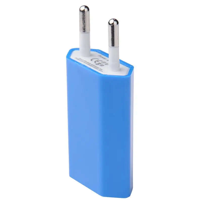 Новинка, быстрая зарядка 3,0 USB, европейский стандарт, Универсальная Мода, темная зарядка на голову, для телефона, планшета, быстрое зарядное устройство, адаптер, быстрая - Цвет: Blue
