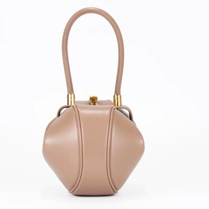 Женская сумка ведро круглая из натуральной кожи|Сумки с ручками| |