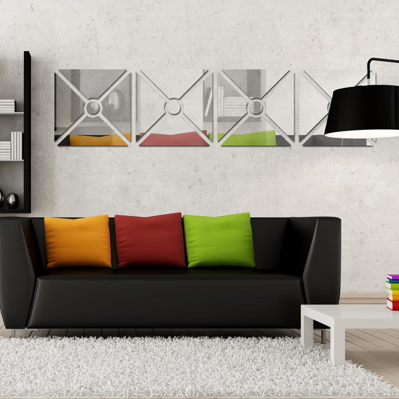 Новинка 2019 акриловые наклейки на стену 3d виниловые пареды украшение для дома