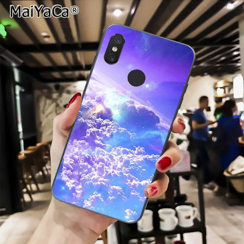 MaiYaCa облака Искусство милый кавайи космическое небо чехол для телефона для Xiaomi Redmi8 4X 6A S2 7A 5A Redmi 5 5Plus Note5 7 Note8pro