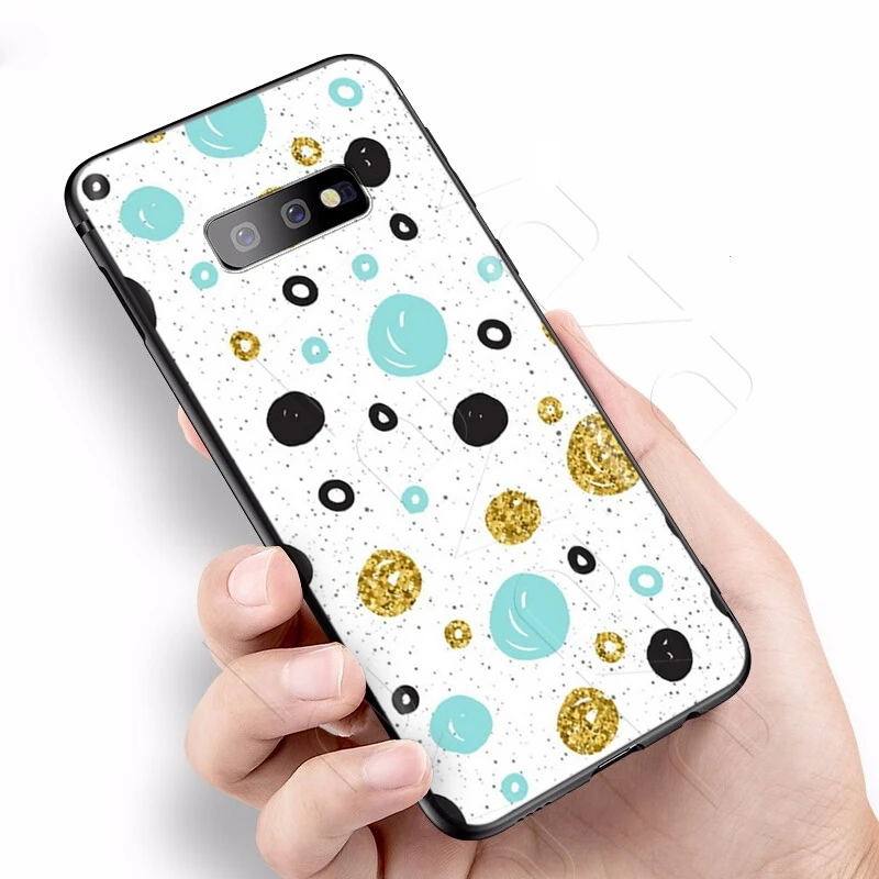 Lavaza Красный Черный Золотой горошек чехол для Samsung Galaxy Note 10 Plus A10 A30 A40 A50 A70 M20 A20 A20S A10S