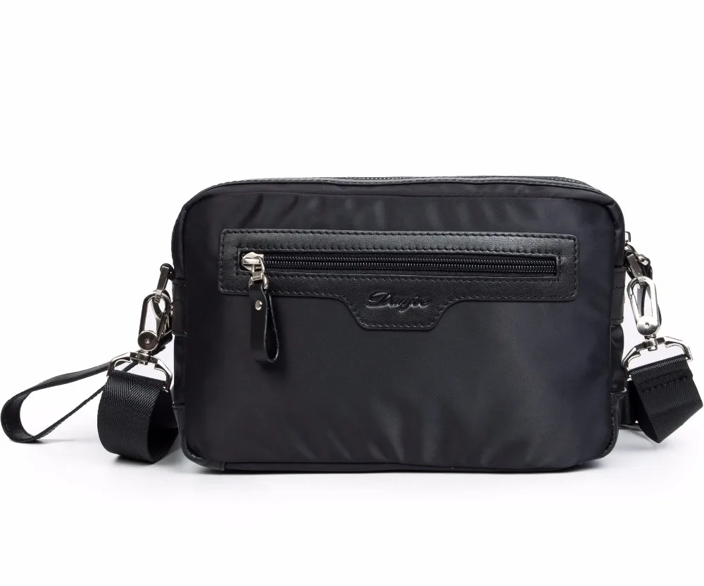 Danjue Новая мода маленький черный Оксфорд браслет кошельки человек молния с