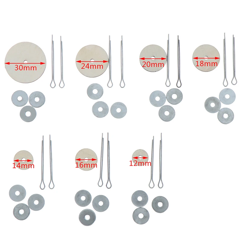 

10 комплектов, деревянные аксессуары для кукол, мягкие игрушки, медведь, Размер 12-30 мм