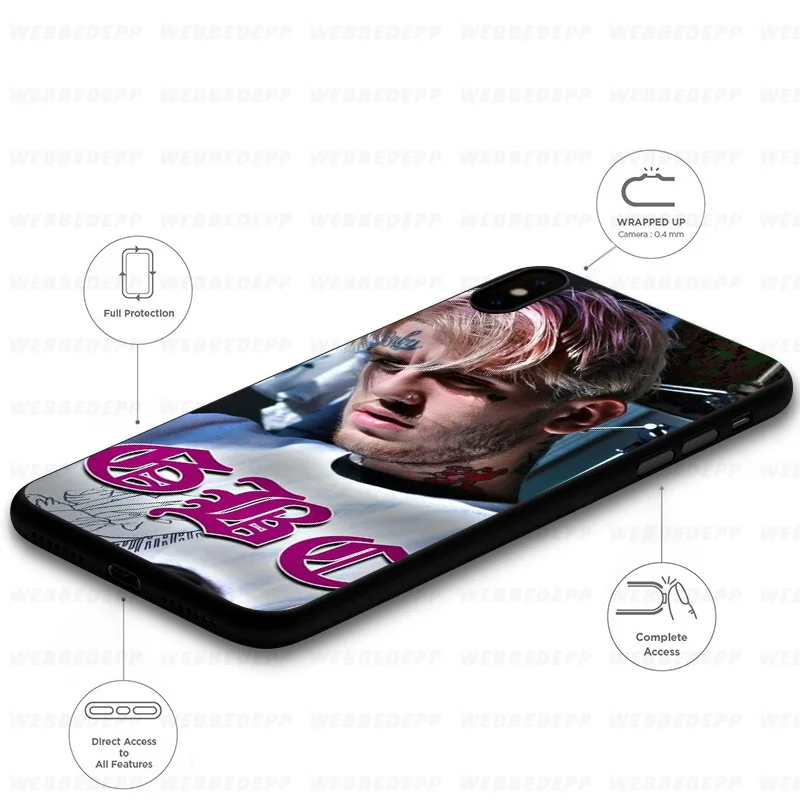 WEBBEDEPP Lil Peep Rip Singer мягкий чехол для Huawei Mate Honor 20 6A 7A 7C 7X 8 9 9X 10 View Lite Pro 30 |