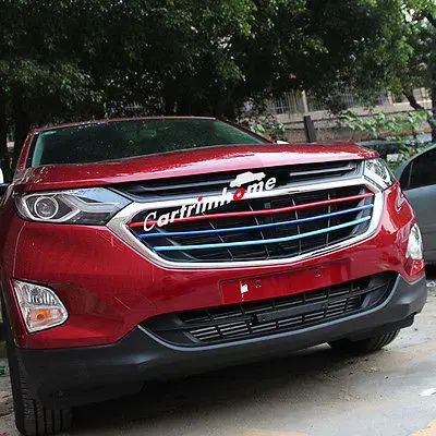 

3 Color Front Center Grille Grill Cover Trim For Chevrolet Holden Equinox 2017 2018