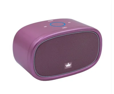 Фиолетовый Kingone K55 Bluetooth Динамик элегантный двойной Динамик окружении тяжелый бас мини беспроводной домашний динамик TF карты MP3 плеер handsf - Цвет: Фиолетовый