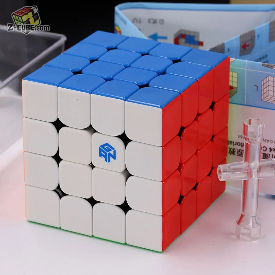 Puzzle Magic Cube GAN 356 356x GAN356 X Magnetic 3x3x3 3x3 cube GAN460M 460M 460 M 4X4X4 GAN356 Air Pro S SM speed cube toy - Цвет: G460M 4X4 Color
