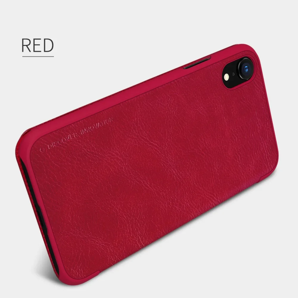 Nilkin для iPhone XR чехол s Nillkin Роскошный Ретро мягкий PU Флип кожаный смарт-чехол на заднюю панель телефона чехол для Apple iPhone XR Capa