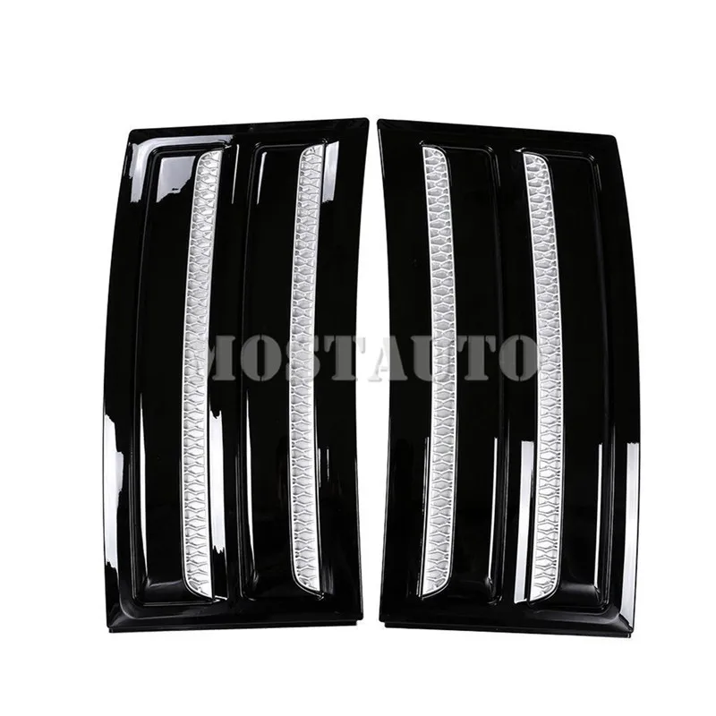 Для Land Rover Range Rover L405 дорожный указатель, брызговик боковая Накладка 2013- 2 шт серебристый/черный