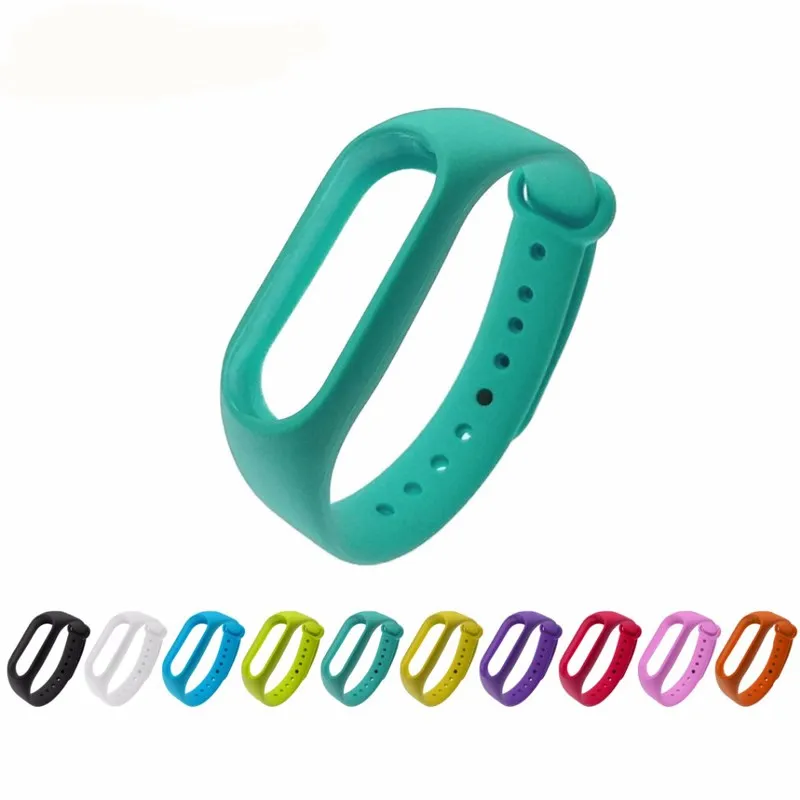 Pluseye Colorful Silicone WristBand Bracelet Wrist Strap Replacement for Miband 2 Xiaomi Mi band Smart Band | Электроника