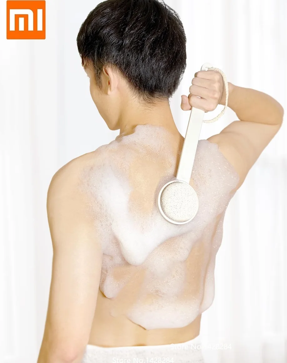 

Двусторонняя щетка для мытья мягкие и приятные на ощупь ткани щетина пемза пилинг деревянной массаж тела Душ щетка для мужчин и женщин