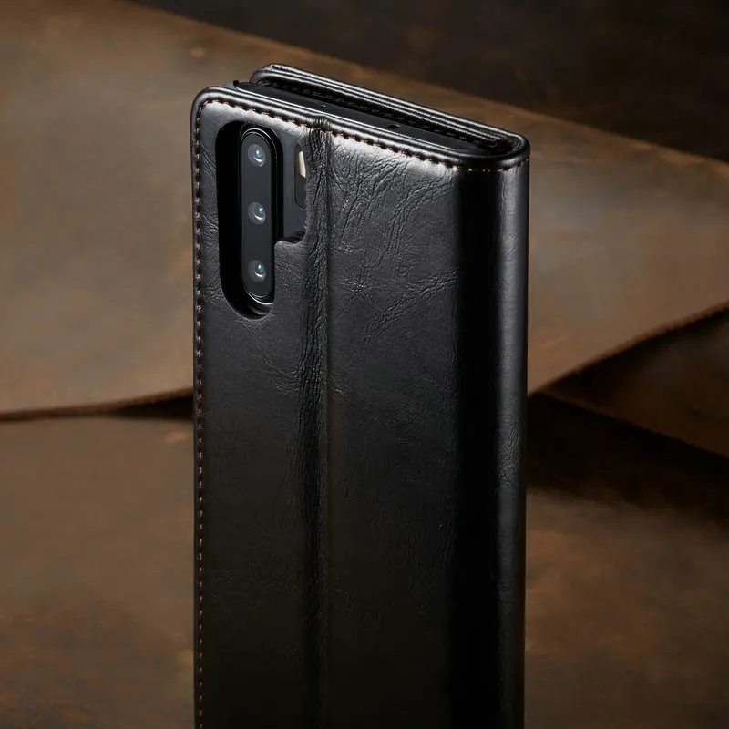 Автоматический магнитный чехол-бумажник для huawei P30 Pro, винтажный Чехол-книжка с подставкой для huawei P30 Pro, кожаный чехол