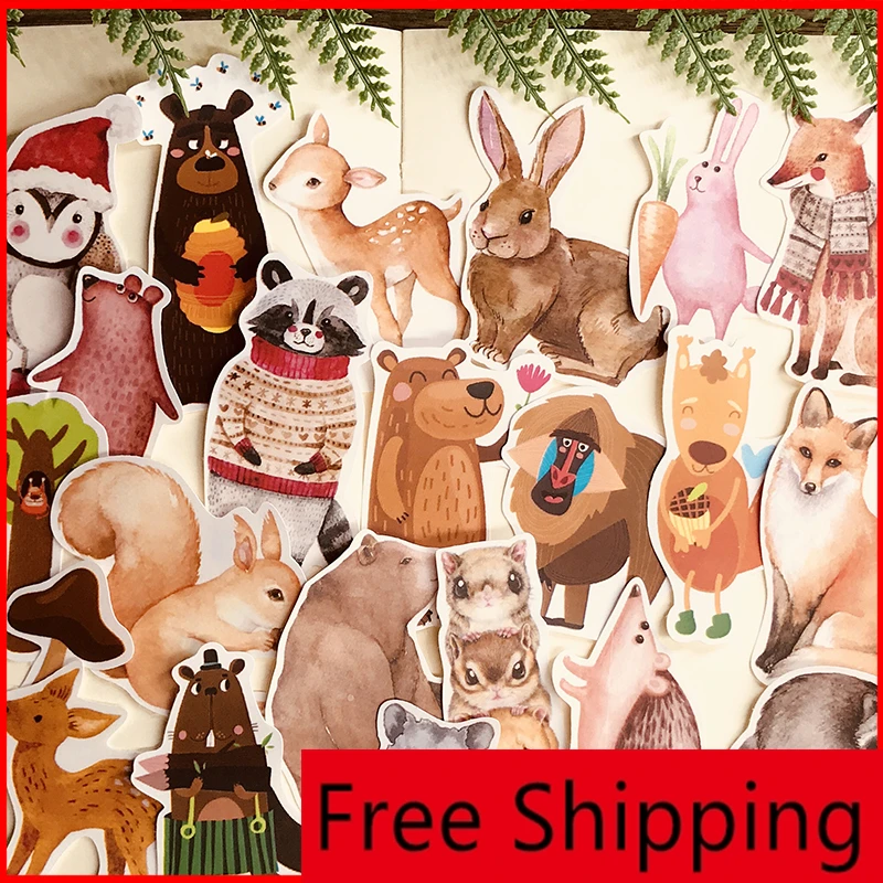 22 шт. серия лесные животные персонализированные альбом для стикеров Скрапбукинг