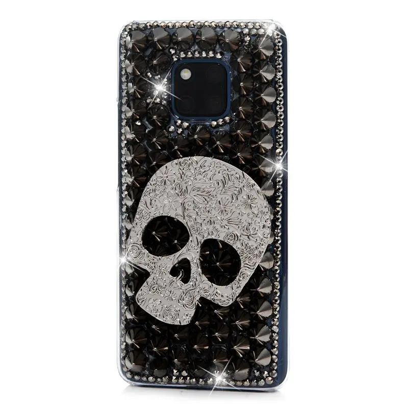 TURATA 3D Handmade Bling Crystal Diamond Rhinestones Case For Huawei Mate 20 Pro Plastic Hard Cover |