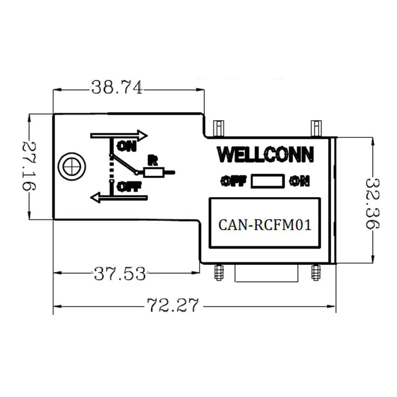 Интерфейсные разъемы CAN bus стандартный промышленный соединитель связи