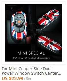 Union Jack Внутренний дверной комплект с ручкой защитная оболочка чехол наклейка для mini cooper R55 R56 R57 R58 R59 автомобильный Стайлинг