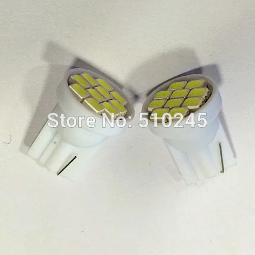 194 x Бесплатная доставка автомобисветодиодный светодиодные лампы 3020 W5W 10smd T10 10 LED